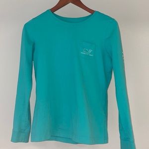Teal Vineyard Vines Long Sleeve